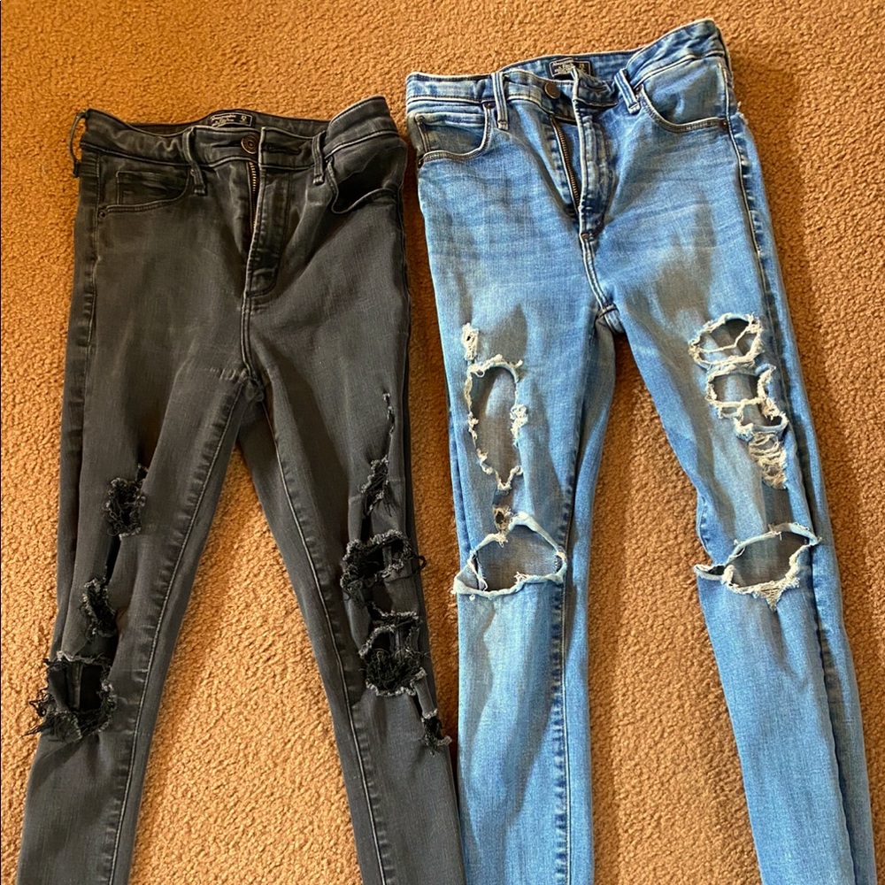 ABERCROMBIE & FITCH Simone High Rise Jeans 25 0